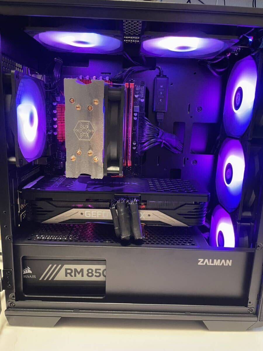 [超美品] [ゲーミングPC] 12世代i5 12400F Nvme 1TB ,32G DDR4 ,H610M GAMING , RTX3070 8G,Windows11PRO,RGB 高スペック の画像1