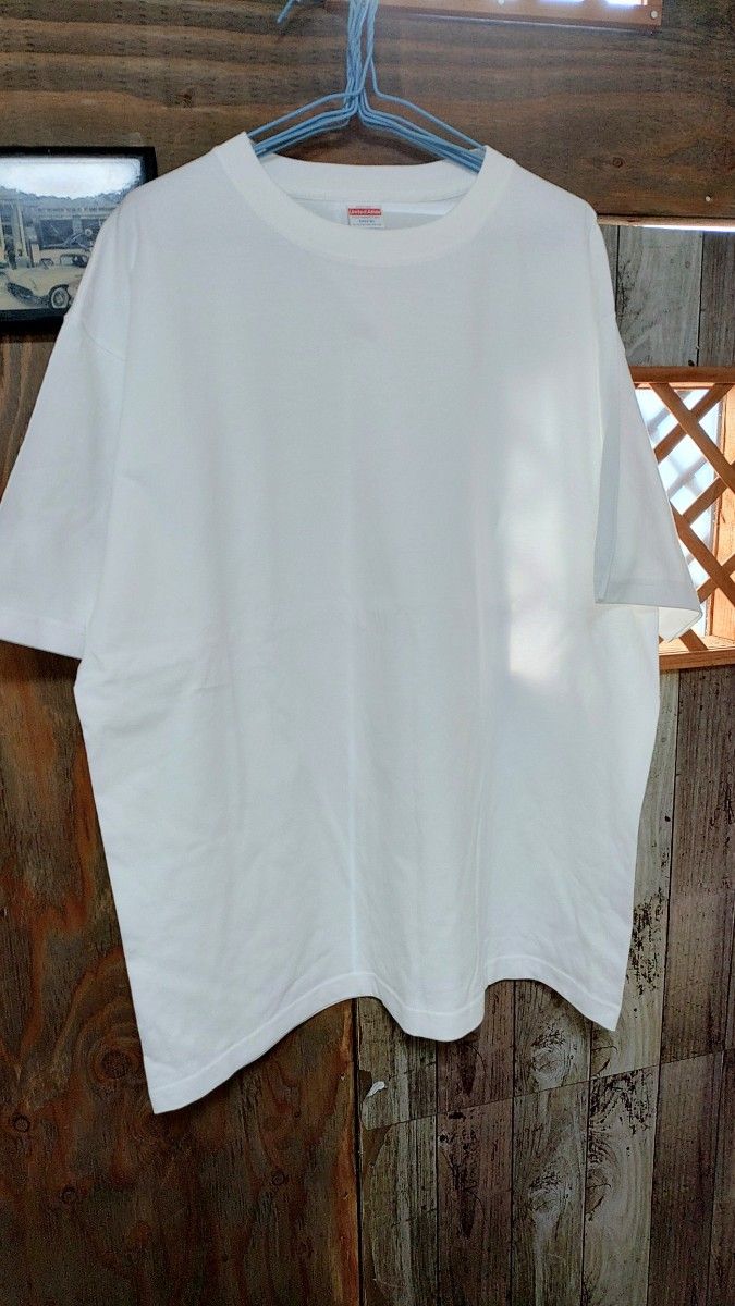 ユナイテッドアレス　6.2オンス　ヘビーウェイト　 半袖 Tシャツ ホワイト 白 XXL ビックサイズ　 クルーネック　白T　無地