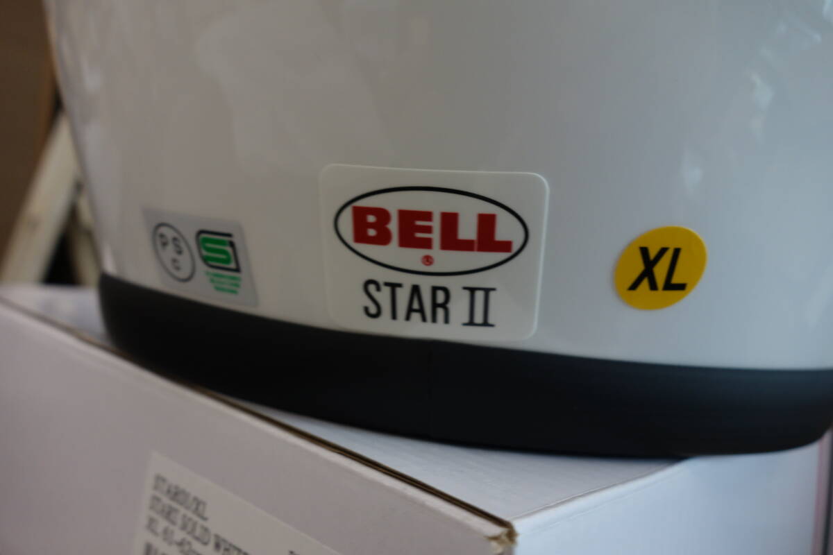 新品未使用 BELL STAR2 ベル スター2 白 ホワイト XLサイズ 復刻 族ヘル レトロ フルフェイスの画像8