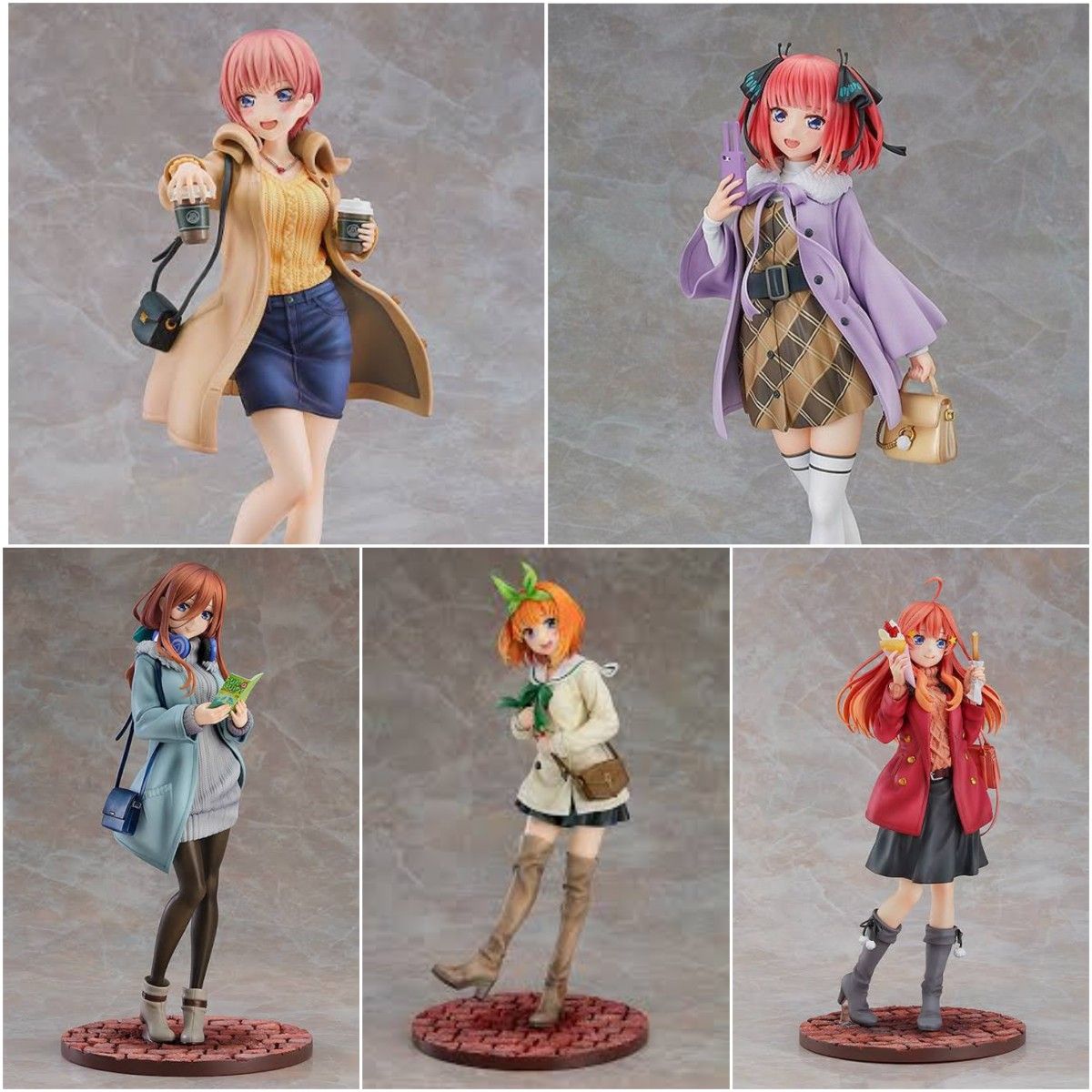 五等分の花嫁 Date Style  1/6 完成品 フィギュア 五つ子セット