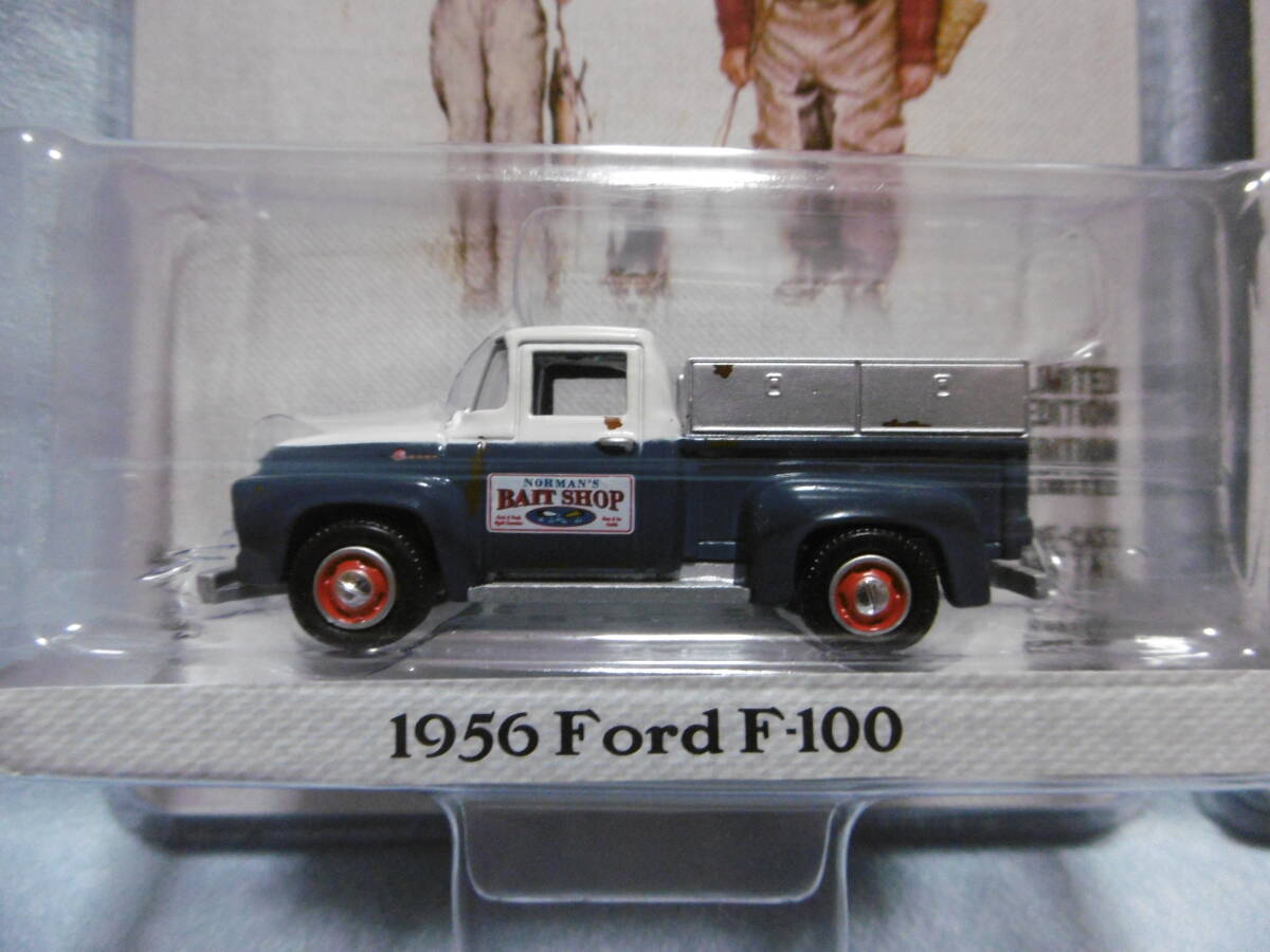 未開封未使用品 GREENLiGHT グリーンライト Norman Rockwell SERIES 3 1955 Chevrolet Nomad & 1956 Ford F-100 2台組の画像2