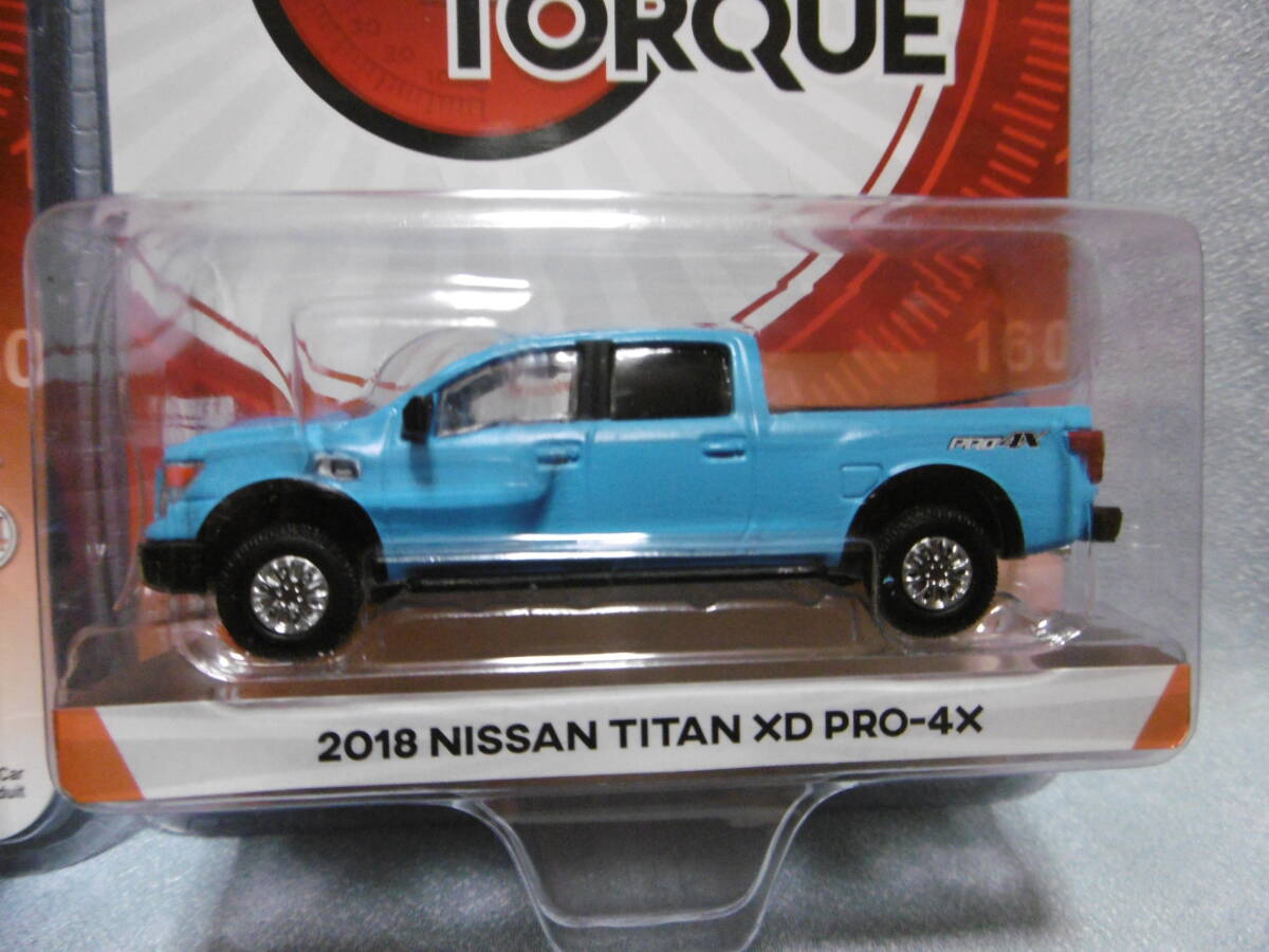 未開封未使用品 GREENLiGHT グリーンライト TOKYO TORQUE 2018 NISSAN TITAN XD PRO-4X 2台組_画像3