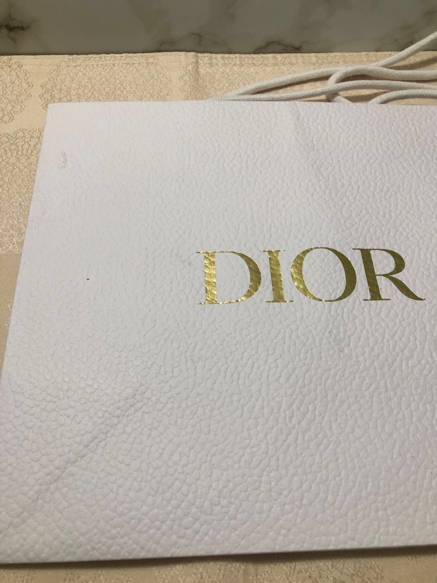 Dior ディオール 紙袋　ショッピングバッグ　ショップバッグ　リボン付きディオールショップ袋