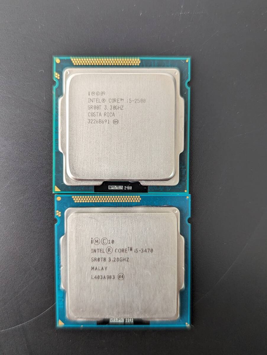 ジャンク 動作未確認 CPU 70枚 まとめ 大量 インテル INTEL CORE i5-3450×60/i5-4570×2/i5-3470×1 他 PCパーツ ジャンク 現状の画像8