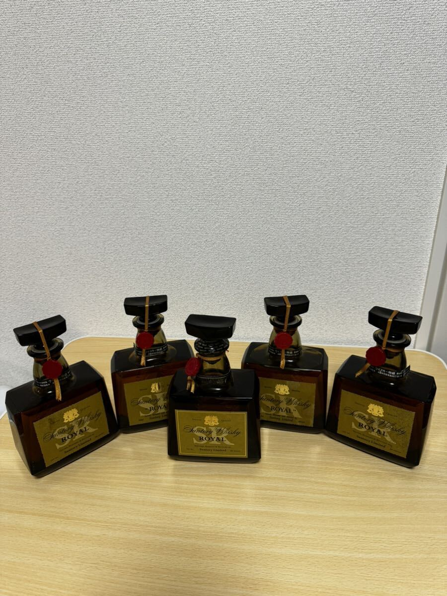 サントリーローヤル SR 5本SUNTORY 古酒 ROYAL ウイスキー 現状未開栓の画像4