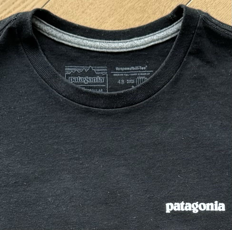 【美品】patagonia パタゴニア レスポンシブル Tシャツ ブラック サイズS_画像3