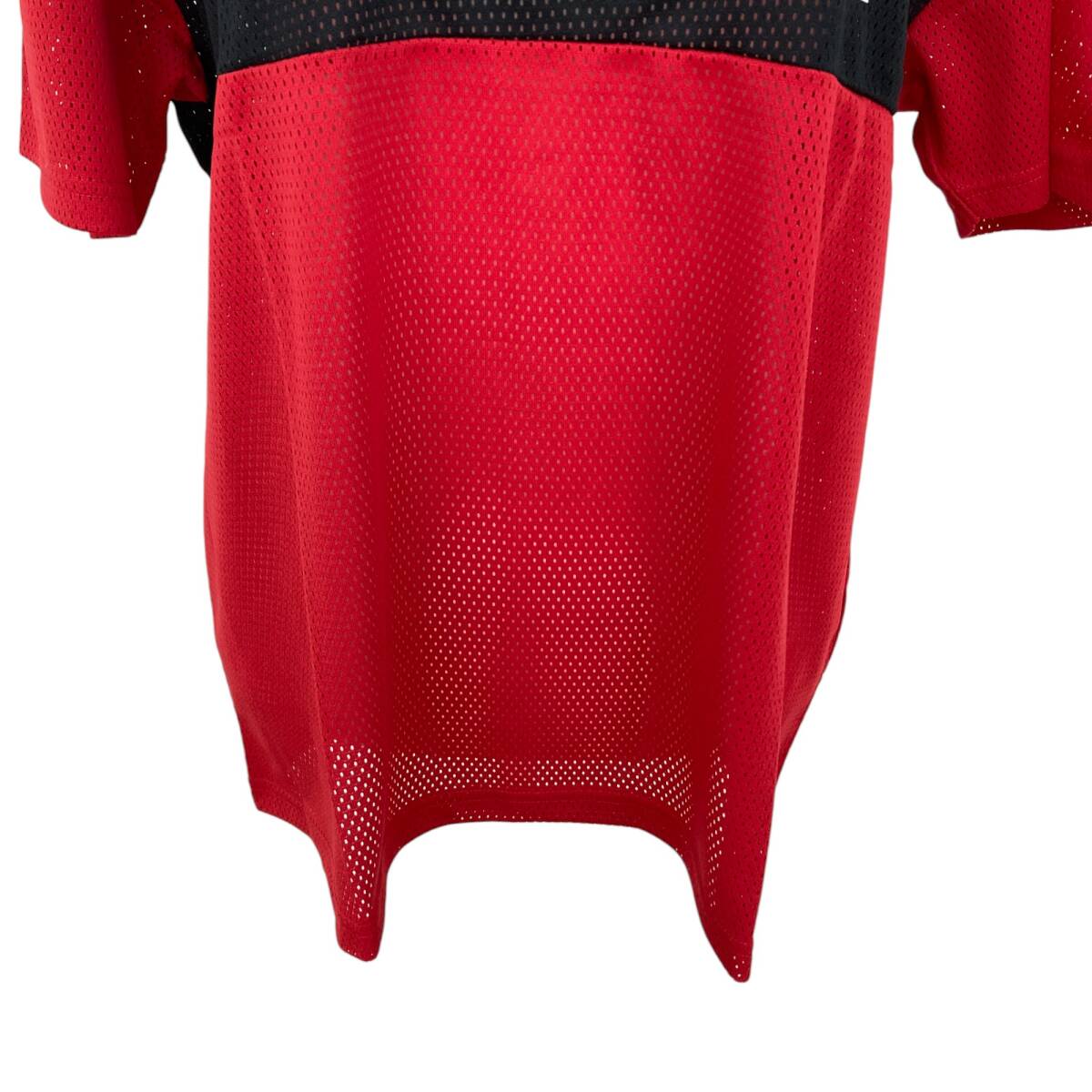 179RVCA ルーカ トップス メッシュ ロゴ Tシャツ AJ041-311 半袖 メンズ ユニセックス レッド S_画像2