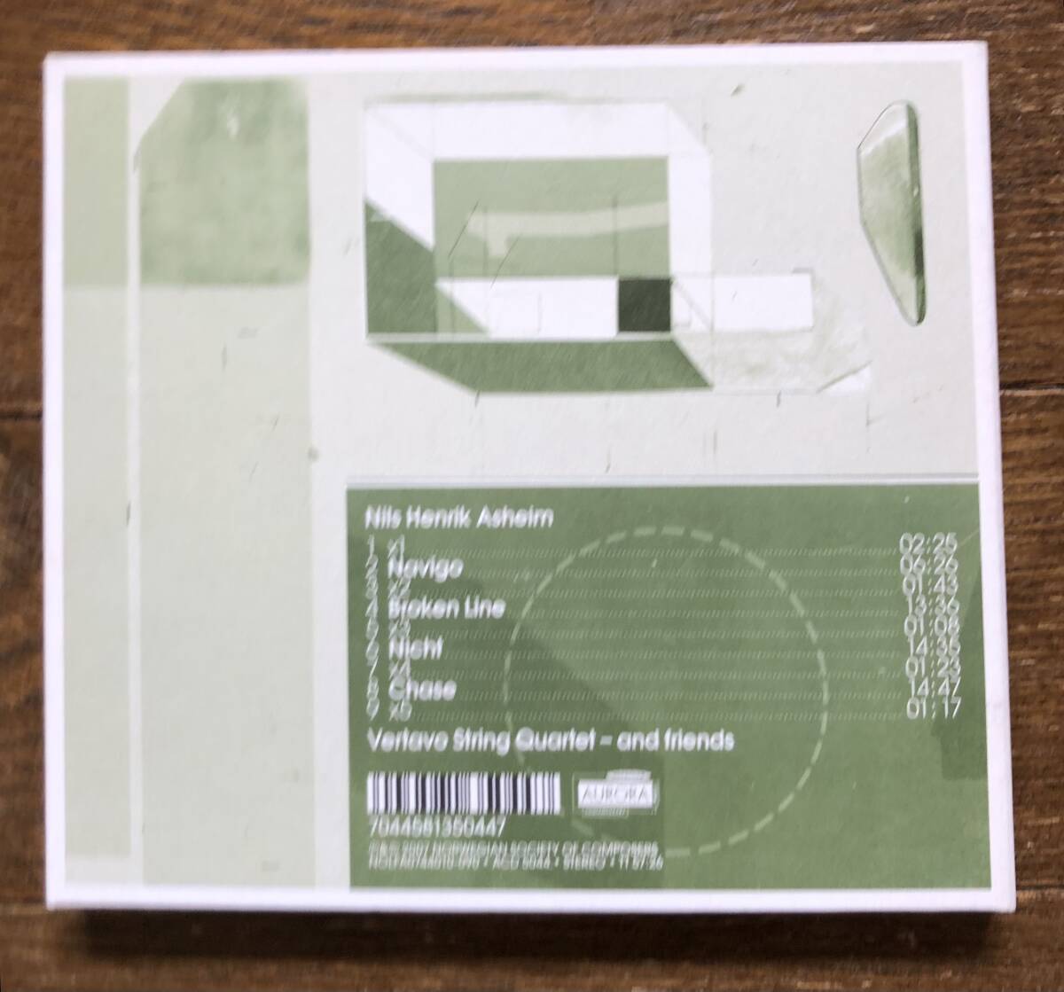 CD-May / Nilis Henrik Asheim / Broken Line / VertavoString Quartet