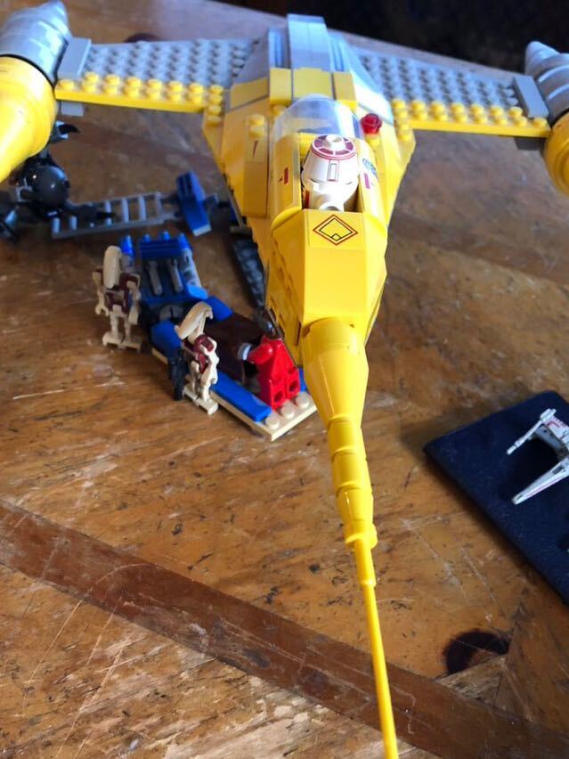 【最終出品】LEGOスターウォーズ Xウィング & ナブーファイター 中古2点セット 完成品 付属品あり 断捨離の画像5