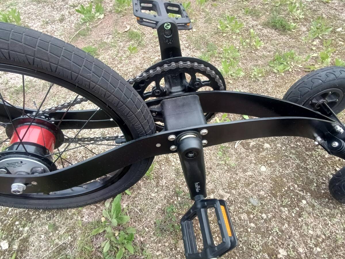 ハーフバイク３ Half Bike 3 コンパクトで軽量な立ちこぎ自転車 エクササイズの画像9