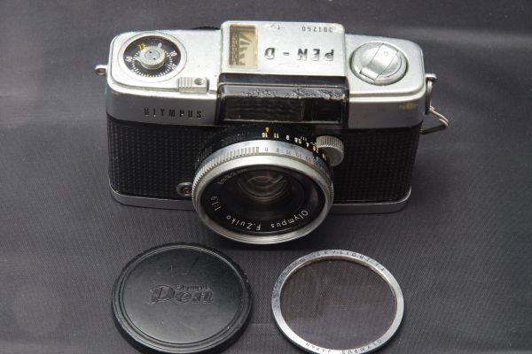 ハーフサイズカメラ ● Olympus PEN D F ZUIKO 32mm F1.9 3.2cm オリンパス ペン ズイコー フィルムカメラ オールド レンズ遊び #1097の画像10
