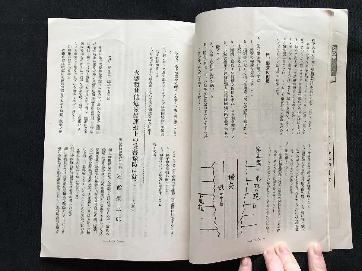 i□*　大日本消防　第4巻第4号　昭和5年4月1日発行　財団法人大日本消防協会　資料　1点　　/A09_画像5