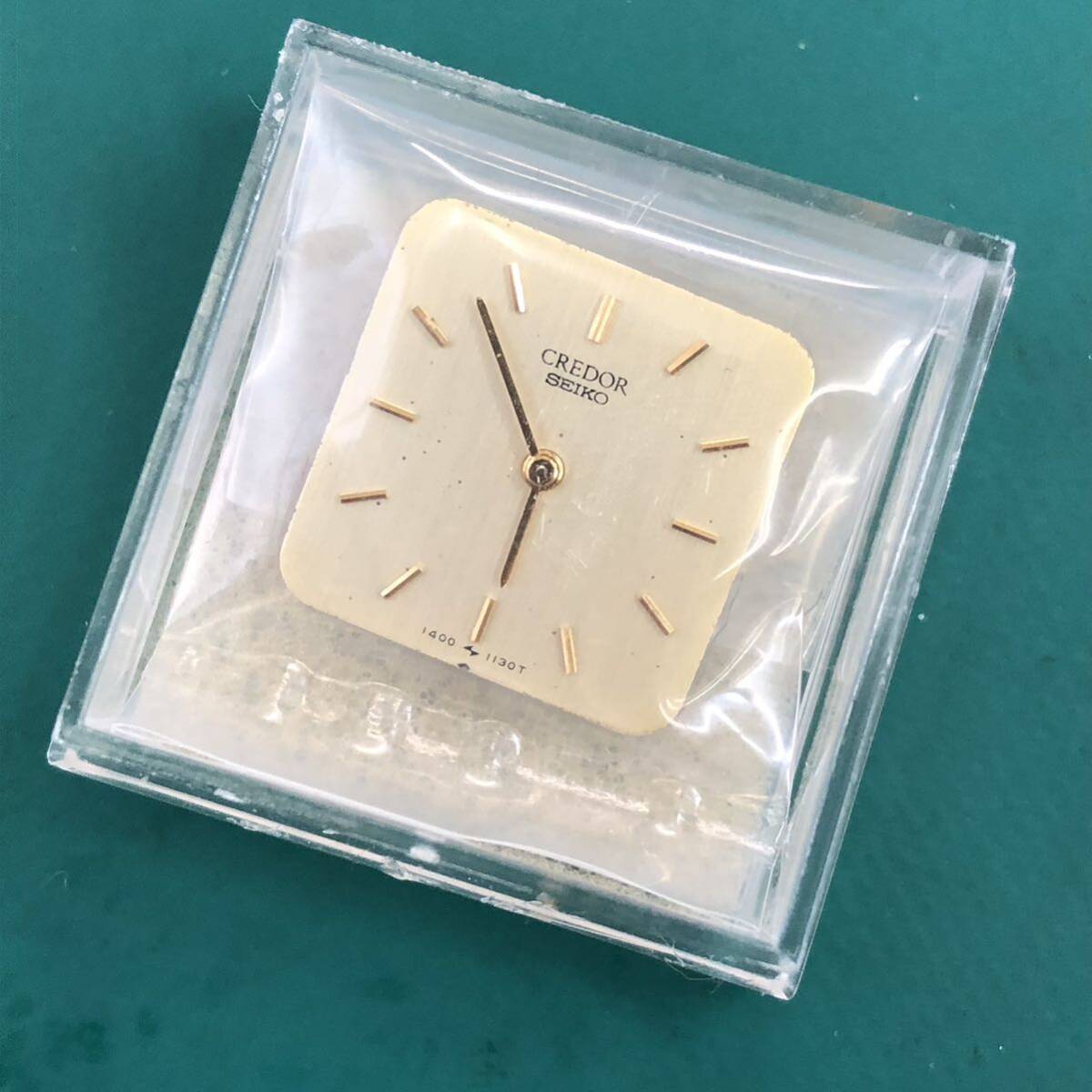 SEIKO セイコー クレドール クォーツ 腕時計 ムーブメント 文字盤 パーツ取り ジャンク扱い 1400-1300_画像1