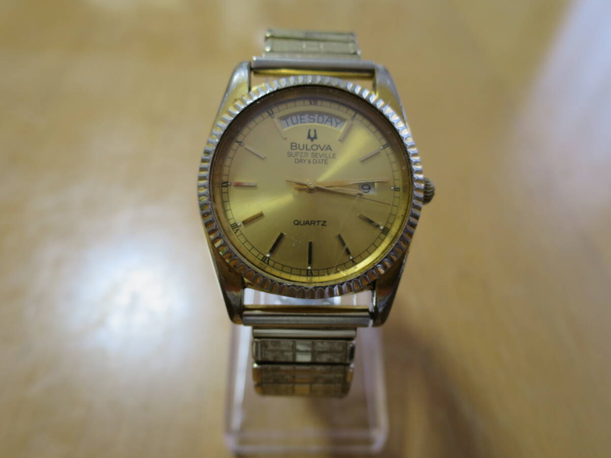 Bulova super seville day&date ブローバ スーパーセビル デイ&デイトの画像1