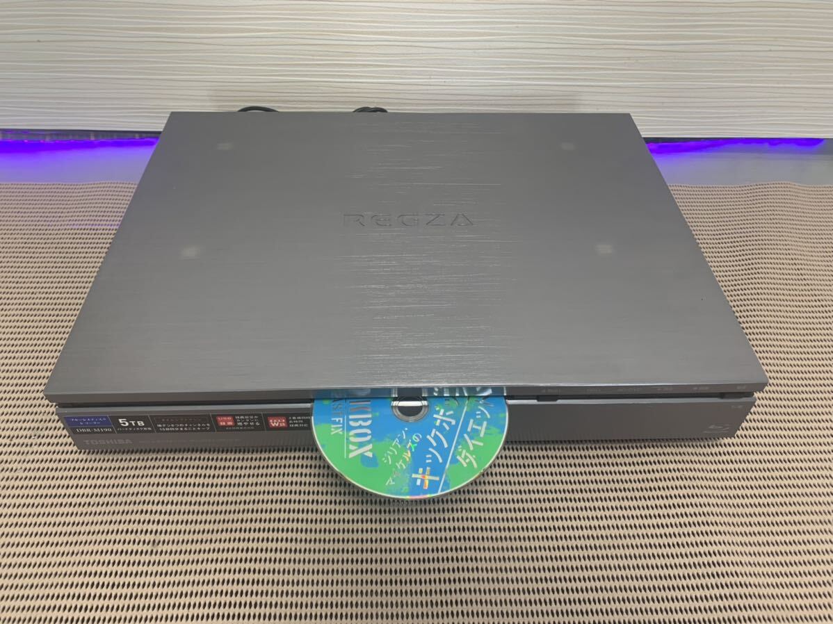 東芝HDD&BDレコーダーレグザDBR-M190レグザリンクWチューナー全録タイムシフトマシン即決6か月保証完動品中古美品メンテナンス済み4340_画像3