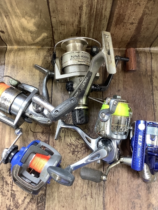 B2p SHIMANO.シマノ NAVI ナヴィ 4000R SELTIA 2000X PROX リール 釣り 現状品の画像1