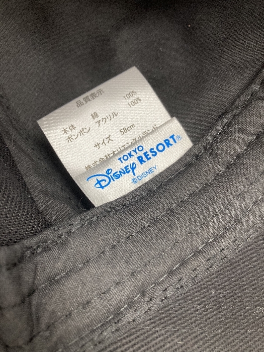 C2n Disney ディズニー ミッキー 帽子 TOKYO Disney RESORT 35 キャップ ブラック サイズ58㎝_画像7