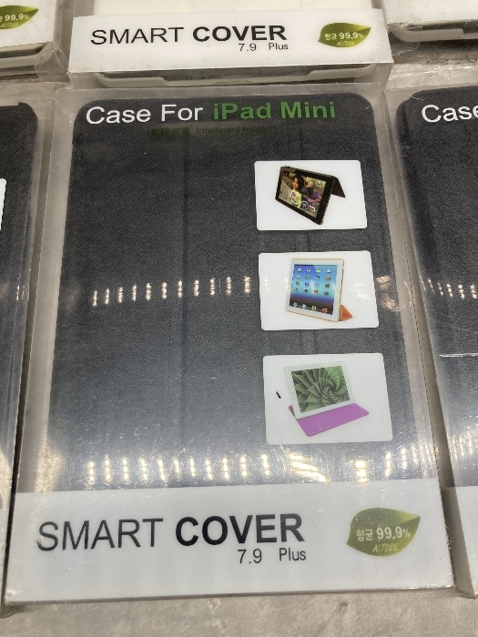 D1a アイパッドミニ iPad Mini カバー ケース スマートケース ブラックホワイト まとめて15個 保管現状品_画像6