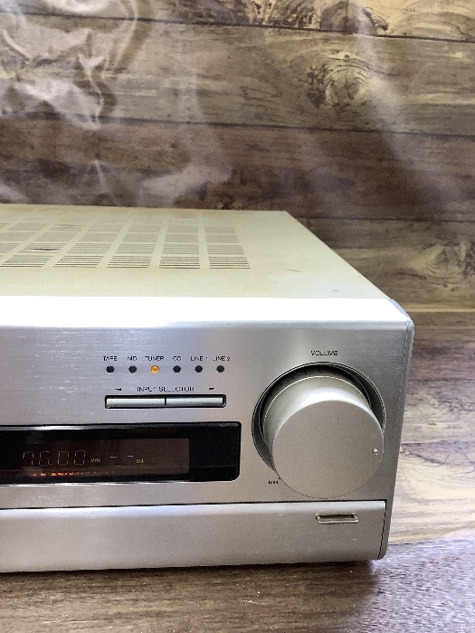 U1a ONKYO R-810M TUNER AMPLIFIER チューナーアンプ 通電のみ確認済み 現状品_画像3