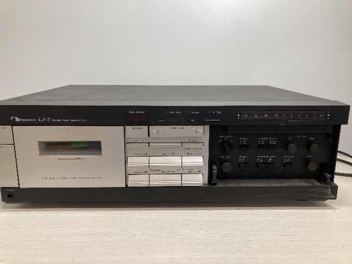 R3a Nakamichi ナカミチ LX-5 カセットデッキ デッキ オーディオ機器 音楽 趣味 コレクション 通電確認済み 現状品 カセット_画像1