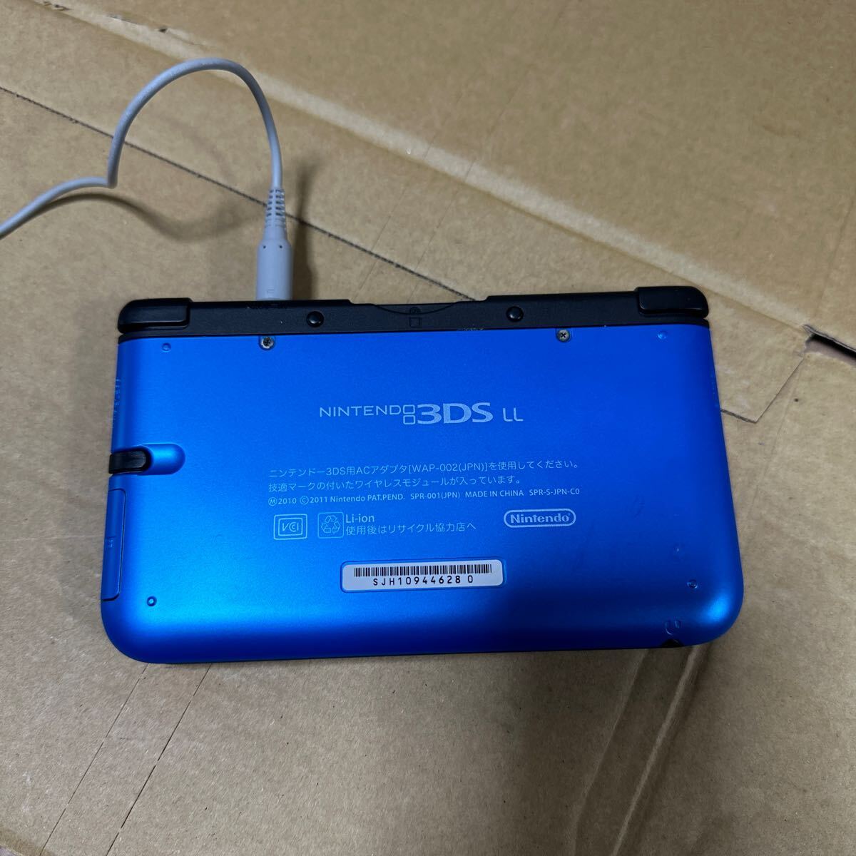 あ-7129）NINTENDO 3DS LL 本体 SPR-001 通電のみ確認 現状品の画像7