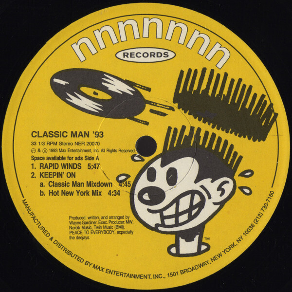 Classic Man ’93(Wayne Gardiner) - No Mind Games 90sハウス　Nervous Records_画像1