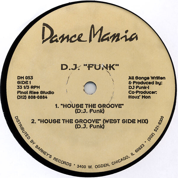 Fumiya Tanaka Play！ DJ Funk - House The Groove 90sシカゴ・ハウス Dance Maniaの画像1