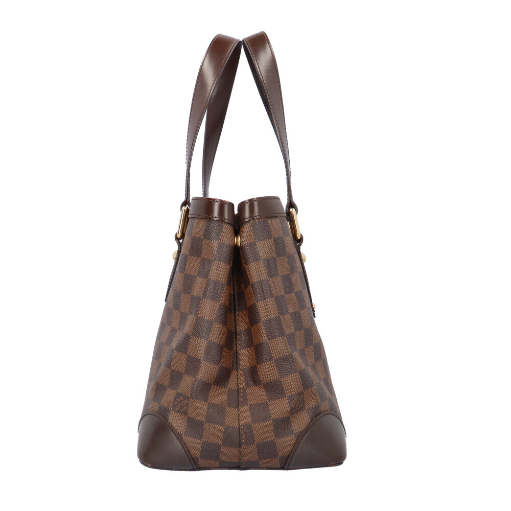 ルイヴィトン ハムステッドPM ダミエ ショルダーバッグ ダミエキャンバス N51205 ブラウン レディース LOUIS VUITTON 中古_画像3