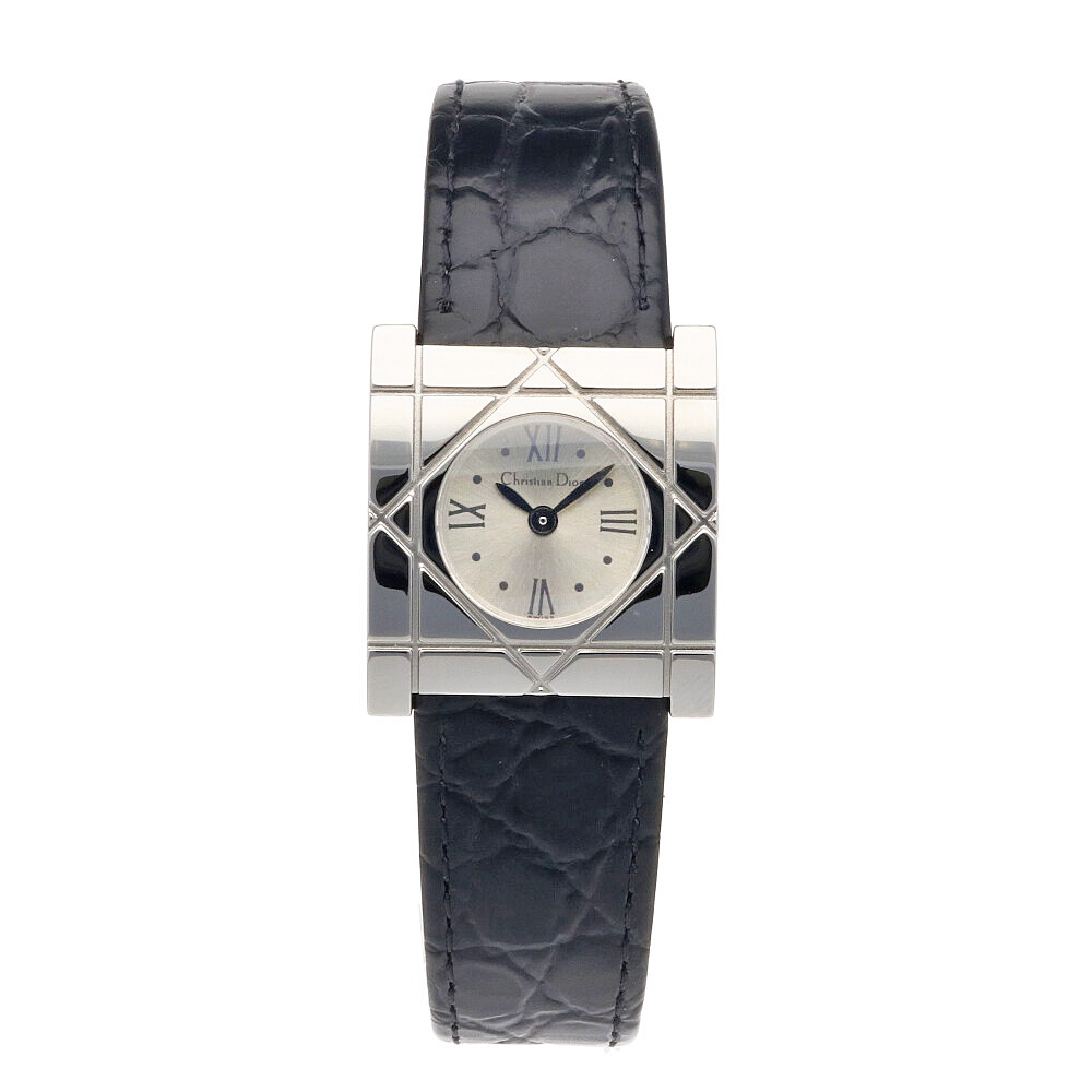  Christian Dior прохладный Calle наручные часы часы нержавеющая сталь D82-100 кварц женский 1 год гарантия Christian Dior б/у 