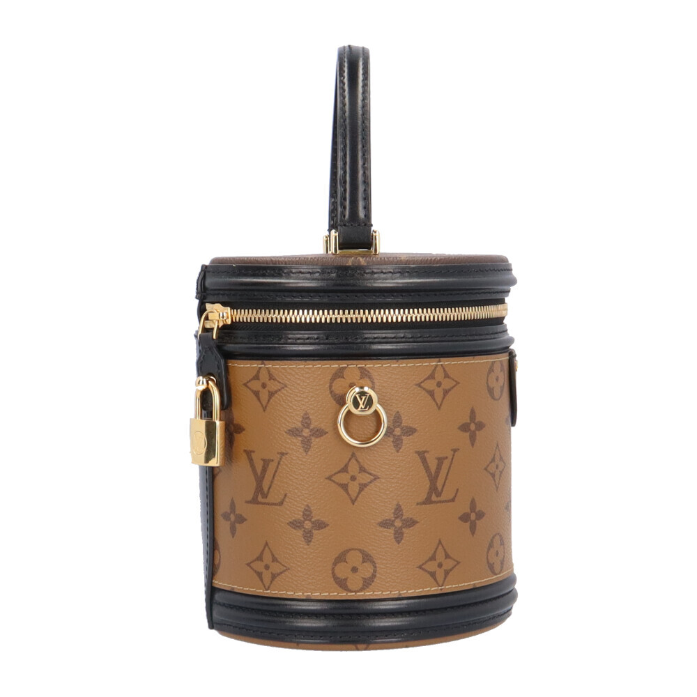 ルイヴィトン カンヌ モノグラムリバース ショルダーバッグ モノグラムリバース M43986 ブラウン レディース LOUIS VUITTON 中古 美品_画像4