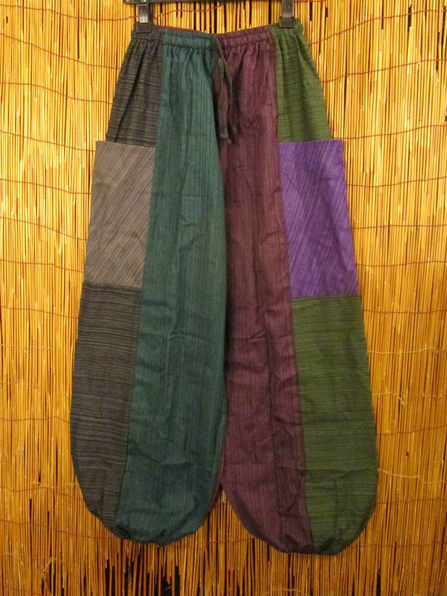 [SALE]① new goods * man and woman use * cotton material * switch color * cargo type * soft * Aladdin pants 