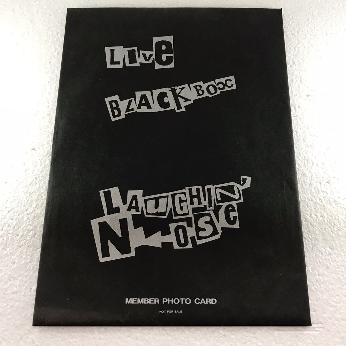 【送料無料】LAUGHIN'NOSE ラフィンノーズ LIVE BLACKBOX メンバーフォトカード【非売品】の画像1