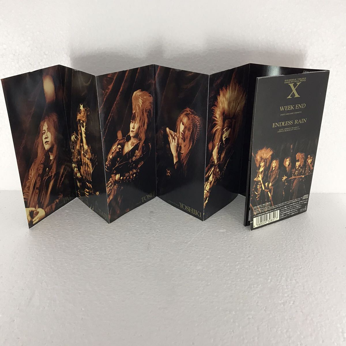 【送料無料】X エックス ENDLESS RAIN WEEK END 【シングルCD】2枚セットの画像4
