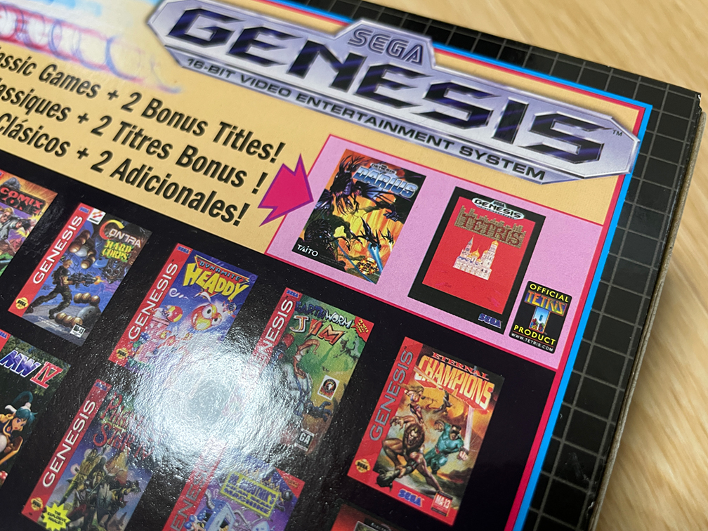 特別限定版 Sega Genesis Mini セガ ジェネシス ミニ メガドライブミニ 北米版 本体 + 3ボタンコントロールパッド + 特製スリーブ 未使用品_画像7