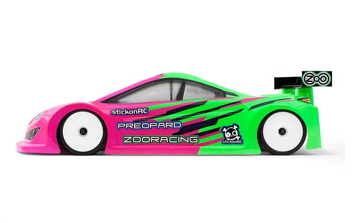 ZooRacing 1/10 EPボディ PREOPARD 0.5mm厚 新品・未塗装品 TRF420XBD12MMXA800RTA08TT02などに_画像3