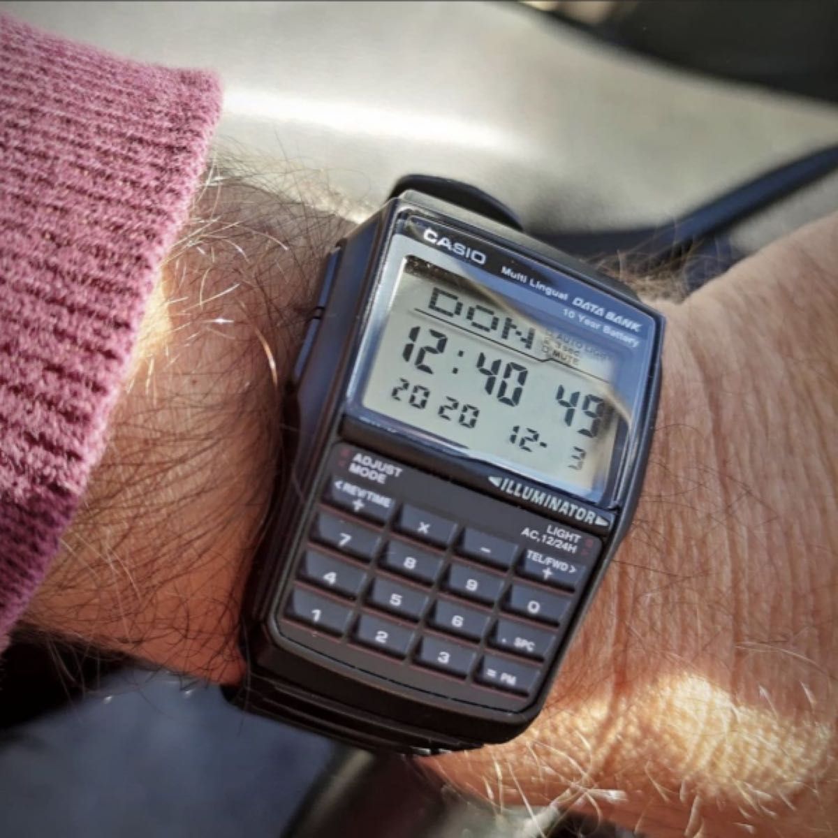 カシオ　デジタル腕時計　ブラックビッグフェイス　新品未使用　国内未発売モデル