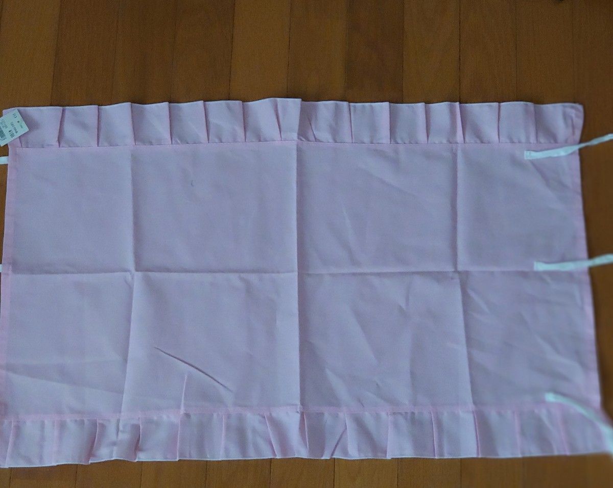 値下げ×   新品  昭和レトロ  紐式枕カバー  ピンク色2枚セット