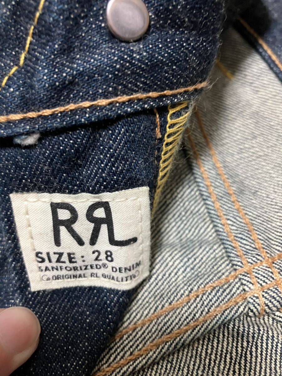 一度のみ着用 RRL ダブルアールエル ジーンズ  デニム MADE IN JAPAN RN41381 LOT001の画像6