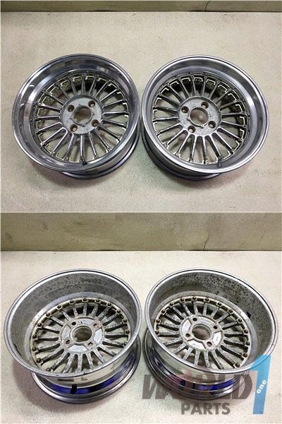 【希少】SSR SPEED STAR EX-C 16インチホイール 2本 深リム 8J +1mm PCD114.3 4穴 S30 フェアレディZ R30スカイライン 旧車 スピードスターの画像3