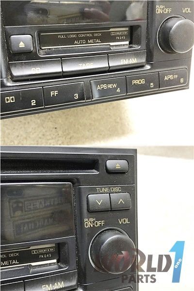 ECR33 スカイライン 純正 FM/AM CD カセットデッキ オーディオ 電装品 28188 25U00 R33 SKYLINE GTS25T タイプM NISSAN 日産の画像2