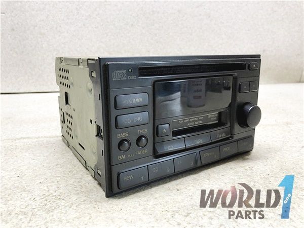 ECR33 スカイライン 純正 FM/AM CD カセットデッキ オーディオ 電装品 28188 25U00 R33 SKYLINE GTS25T タイプM NISSAN 日産の画像1