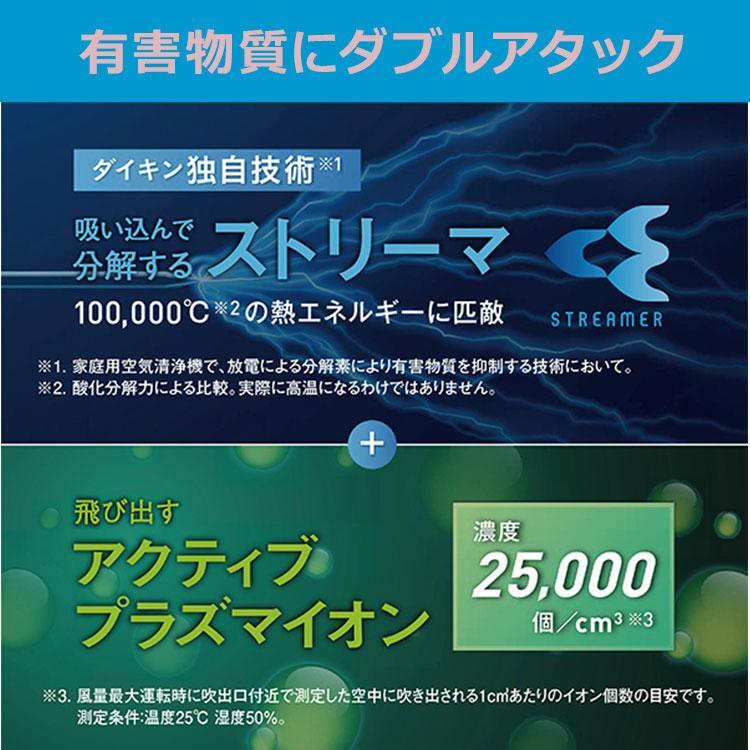 空気清浄機 ダイキン 花粉 花粉対策 空気清浄器 25畳 MC554A-W ニオイ PM2.5 ハウスダスト ペット アレルギー YT157_画像7