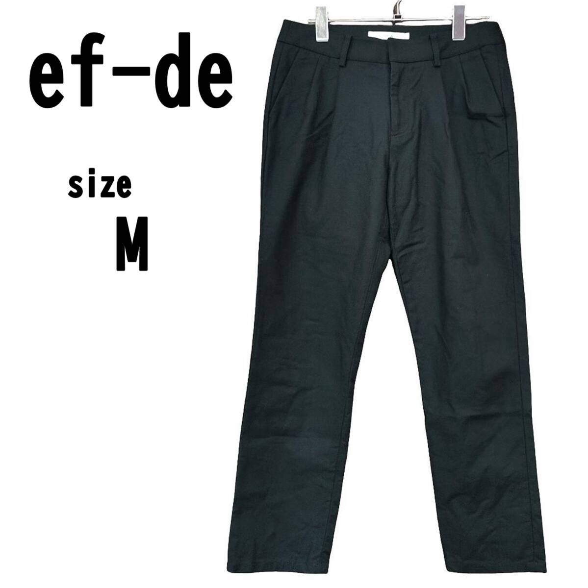 [M(9)]ef-de ef-de lady's pants thin black 