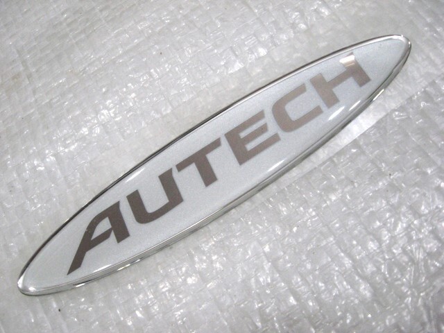 ★希少 オーテック AUTECH ノート セレナ ジューク デイズ キャラバン? 新品 ロゴ 車種＆型式不明 ソフト樹脂製 シール エンブレム 1点旧車_画像1