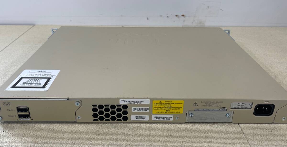 Cisco C6800IA-48FPD V03 15.2(3m)E9 48-Port PoE+ Switch C2960X-STACK первый период . завершено 