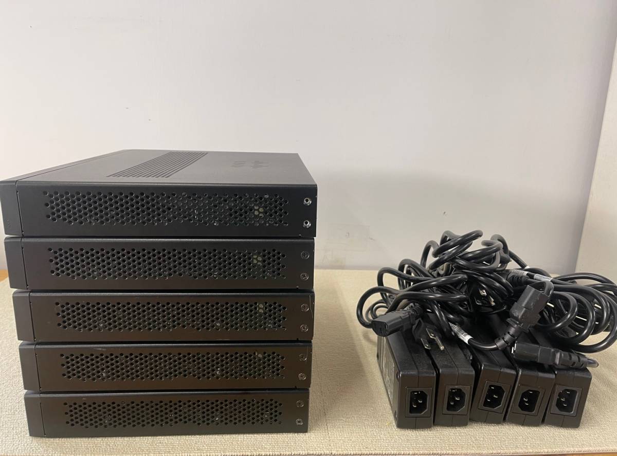 5台セット Cisco C891FJ-K9 C891F ルータ AC アダプター付き 初期化済みの画像3