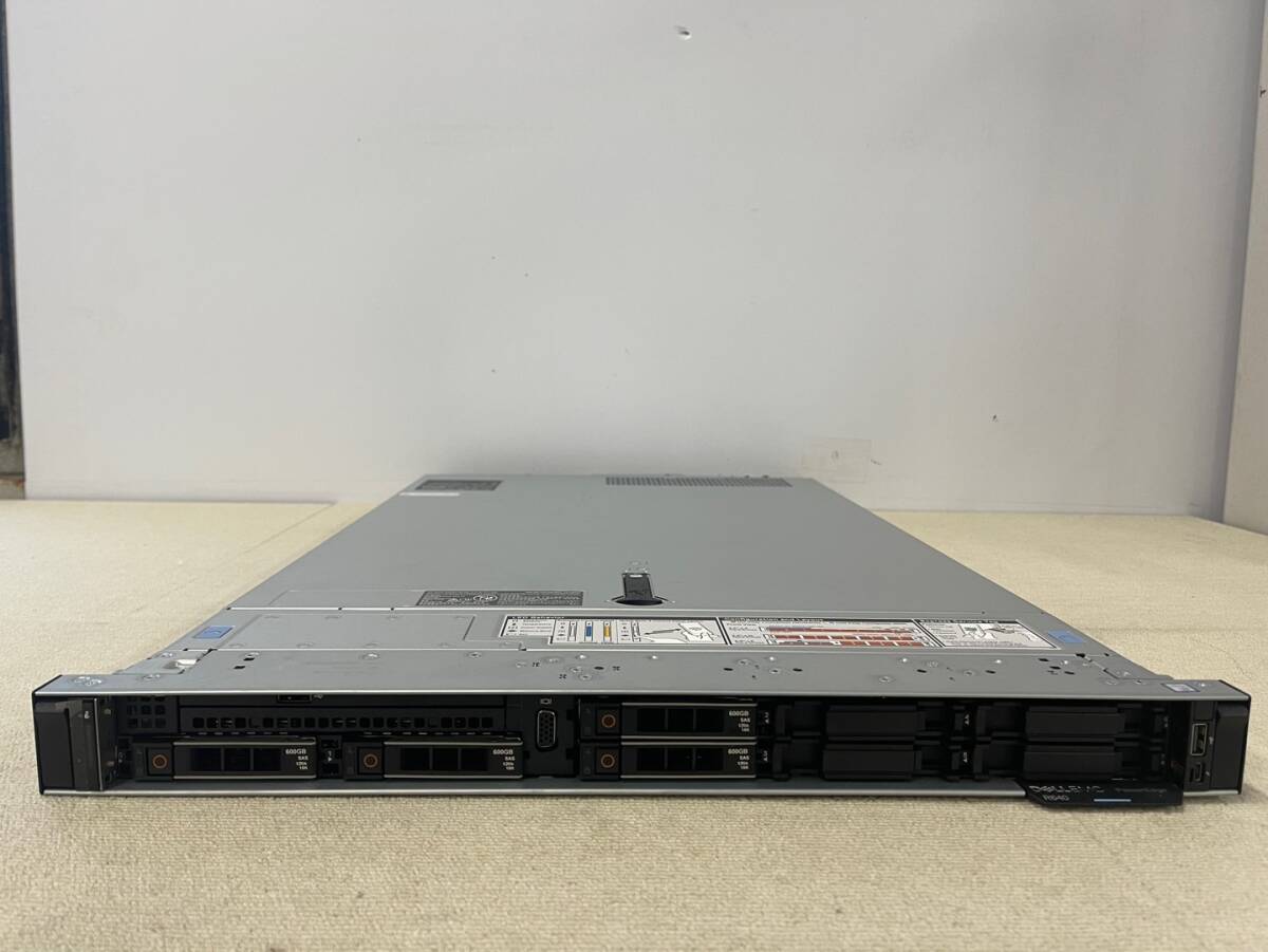 Dell EMC PowerEdge R640 2x Gold 6140 18Core 2.30GHz 128GB 4x 600GB H730P Mini Enterprise の画像1