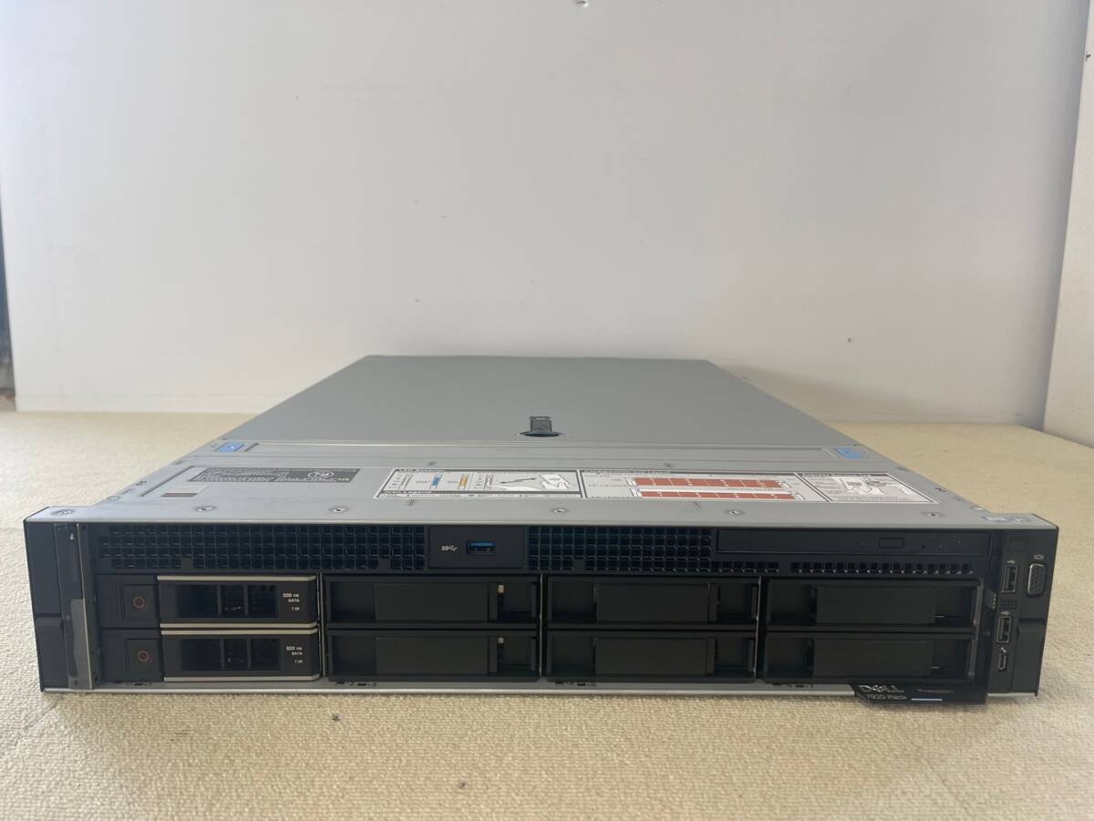 Dell EMC Precision 7920 RACK 1x Gold 5120 14Core 2.20GHz 32GB 2x 500GB Express _画像1