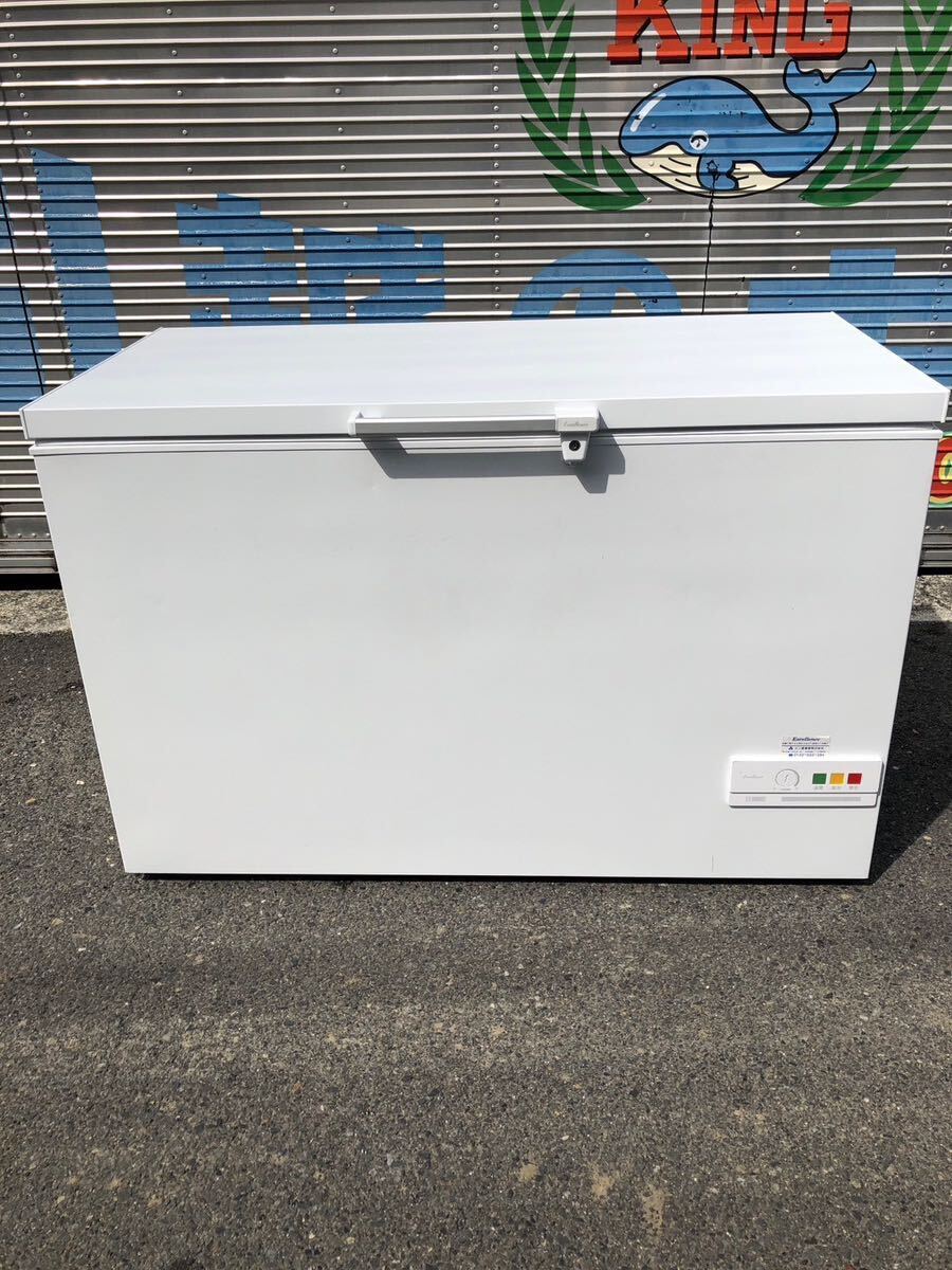 美品 三ツ星貿易 EXCELLENCE 大型チェスト型 上開きタイプ冷凍庫 VF-362A 362L冷凍ストッカー フリーザー 業務用 店舗 厨房機器 単相100V