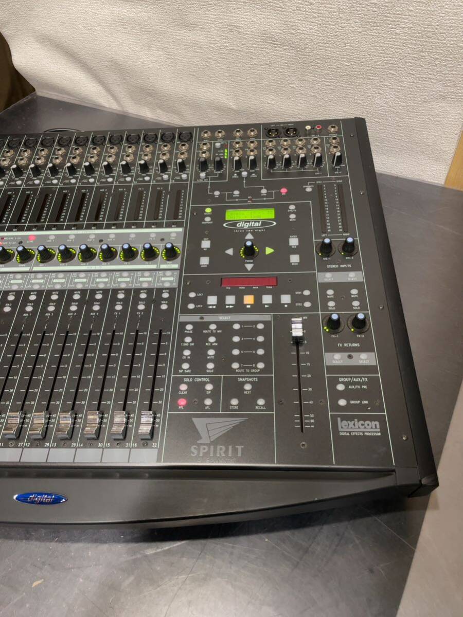 SPIRIT By Soundcraft sound craft Lexiconrekisi navy blue Powered mixer digital mixer PA equipment music equipment 